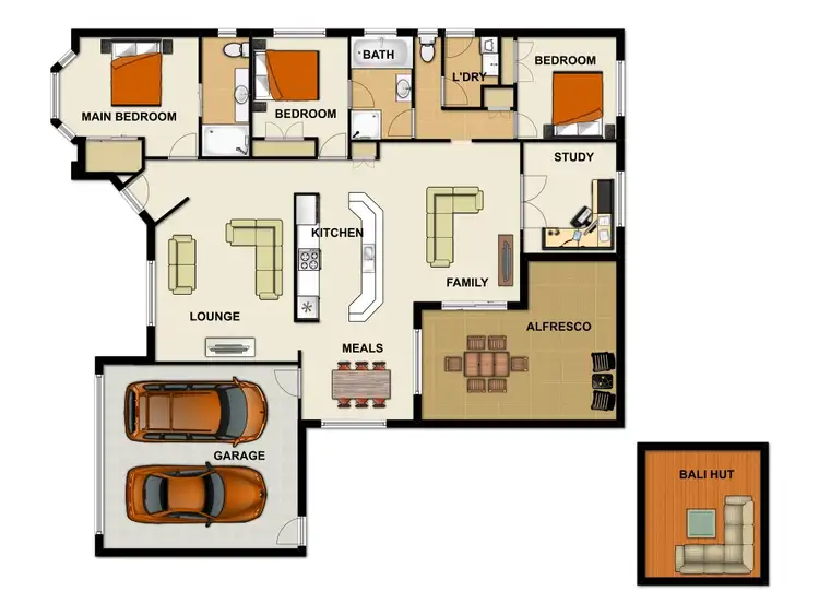 Floorplan of Homely house listing, 5 Harthog Pl, Drewvale QLD 4116