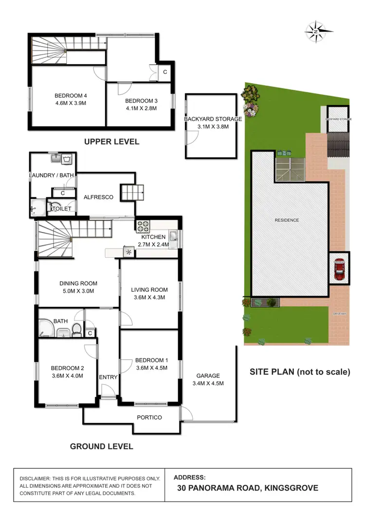 Floorplan of Homely house listing, 30 Panorama Road, Kingsgrove NSW 2208