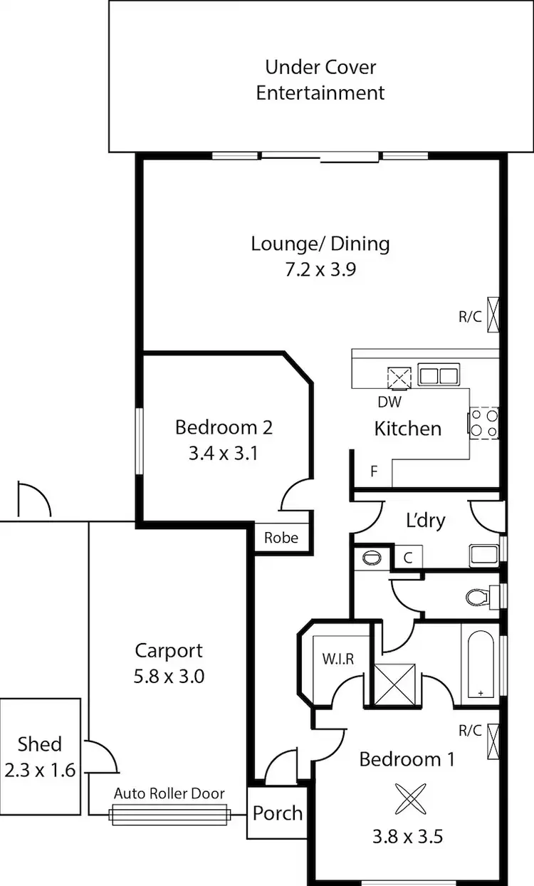 Floorplan of Homely unit listing, 20/5-11 Burton Road, Salisbury SA 5108