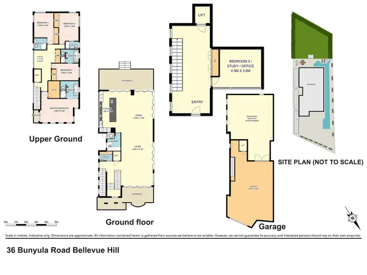 Floorplan of Homely house listing, 36 Bunyula Road, Bellevue Hill NSW 2023