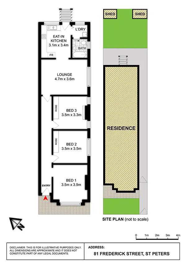Floorplan of Homely house listing, 81 Frederick Street, St Peters NSW 2044