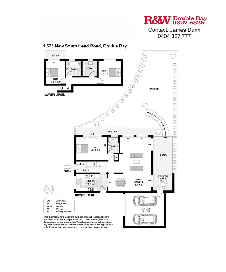 Floorplan of Homely apartment listing, 1/525 New South Head Road, Double Bay NSW 2028