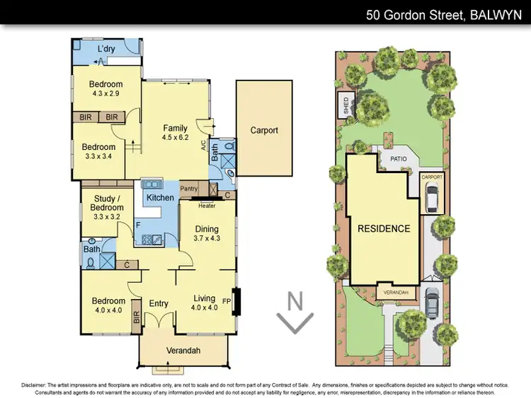 Floorplan of Homely house listing, 50 Gordon Street, Balwyn VIC 3103