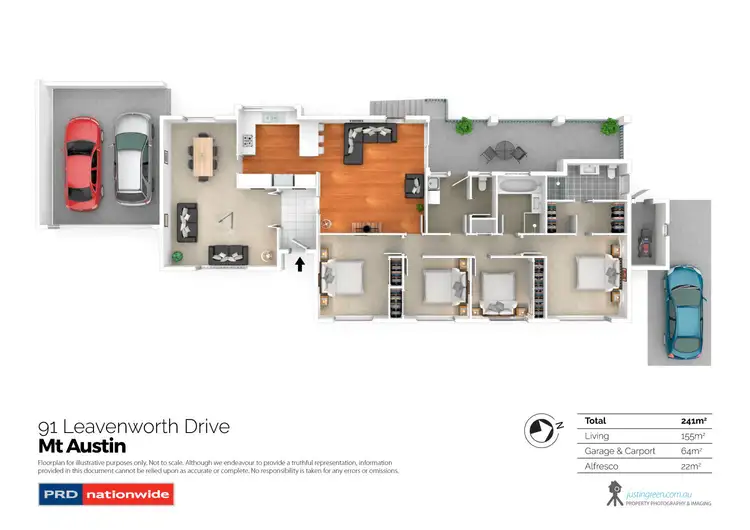 Floorplan of Homely house listing, 91 Leavenworth Drive, Mount Austin NSW 2650