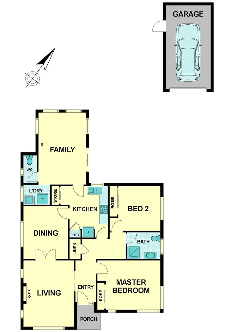 Floorplan of Homely house listing, 10 Head Street, Strathmore VIC 3041