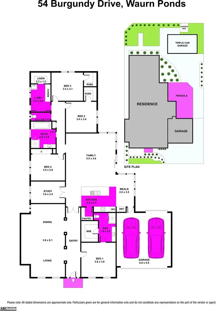 Floorplan of Homely house listing, 54 Burgundy Drive, Waurn Ponds VIC 3216