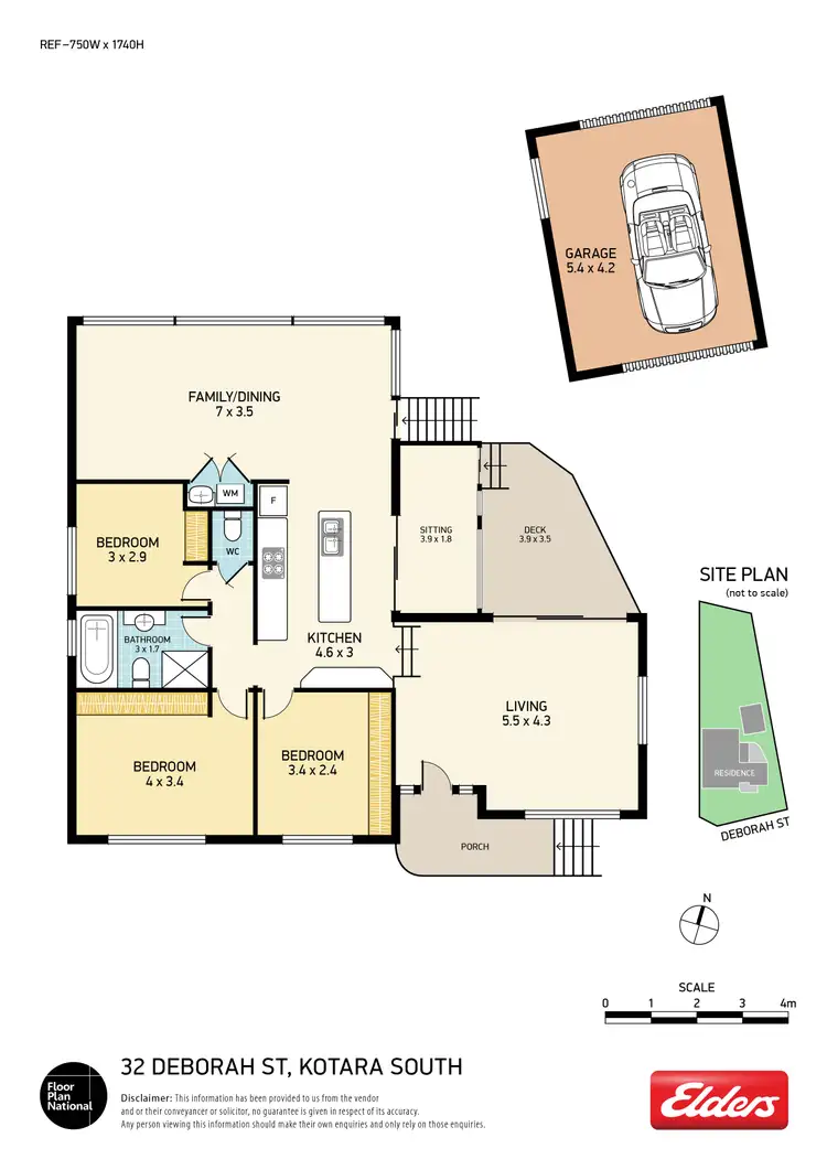 Floorplan of Homely house listing, 32 Deborah Street, Kotara NSW 2289