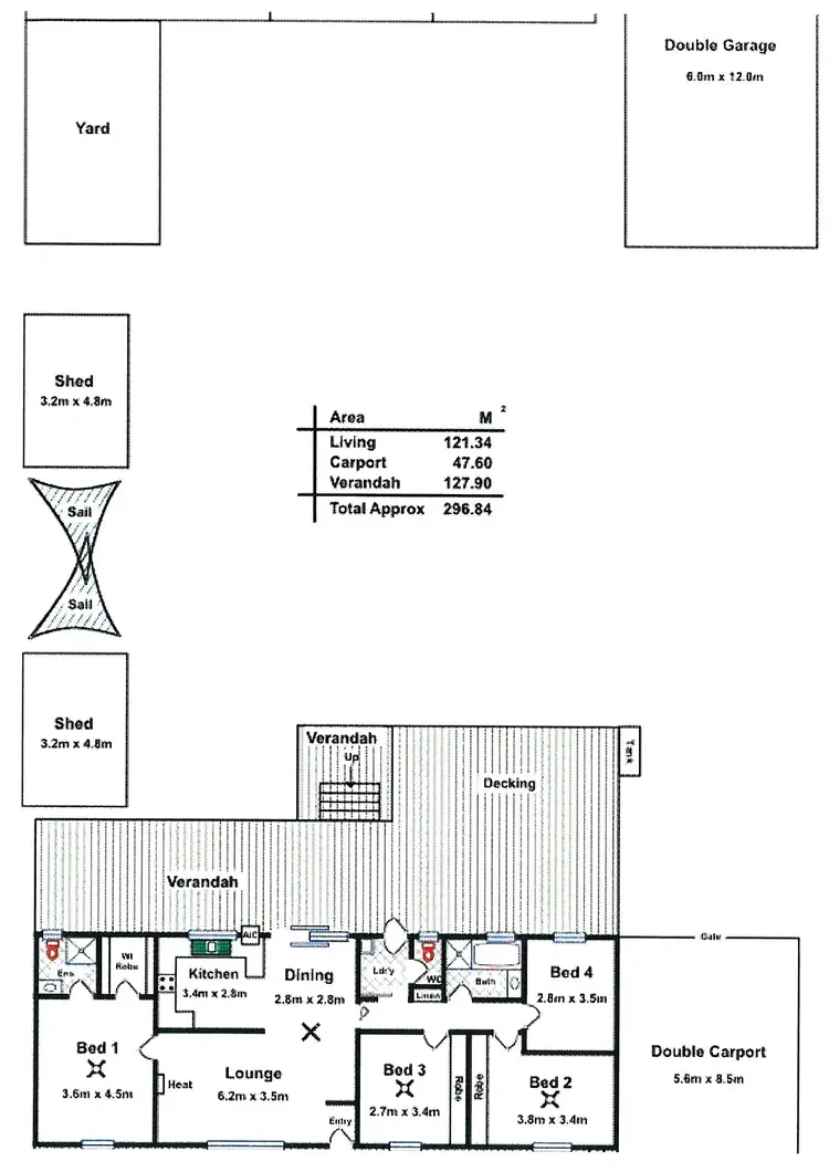 Floorplan of Homely house listing, 15 Wilson Road, Two Wells SA 5501