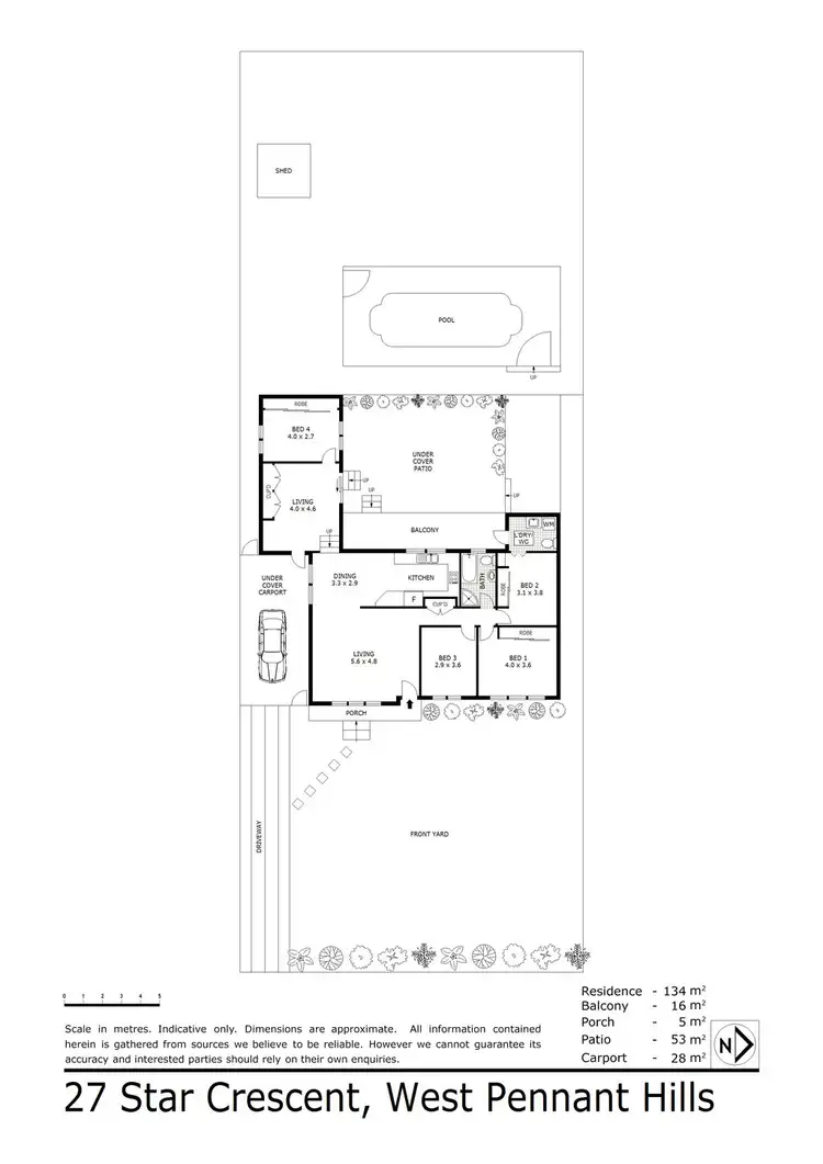 Floorplan of Homely house listing, 27 Star Crescent, West Pennant Hills NSW 2125