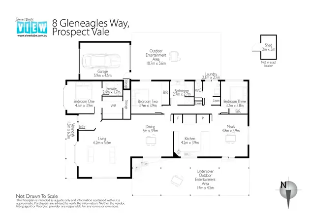 Floorplan of Homely house listing, 8 Gleneagles Way, Prospect Vale TAS 7250