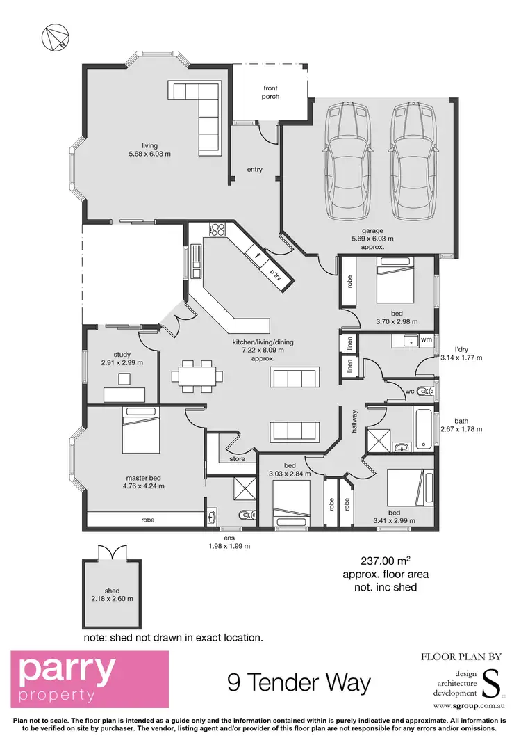 Floorplan of Homely house listing, 9 Tender Way, St Leonards TAS 7250