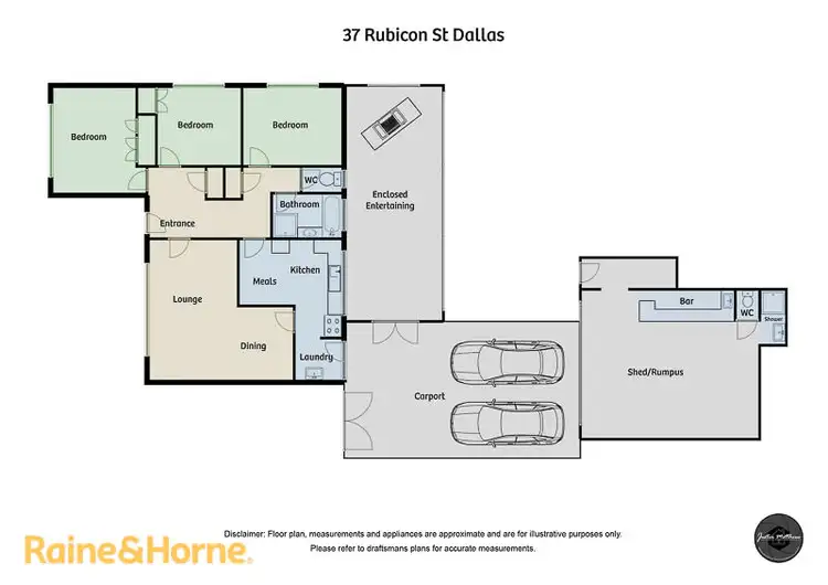 Floorplan of Homely house listing, 37 Rubicon Street, Dallas VIC 3047