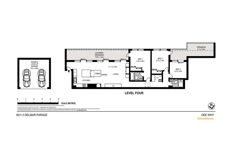 Floorplan of Homely unit listing, 83/1-3 Delmar Parade, Dee Why NSW 2099