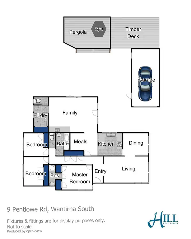Floorplan of Homely house listing, 9 Pentlowe Road, Wantirna South VIC 3152
