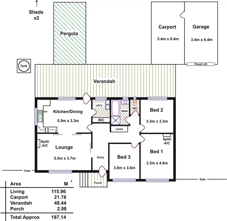 Floorplan of Homely house listing, 24 Rowland Road, Magill SA 5072