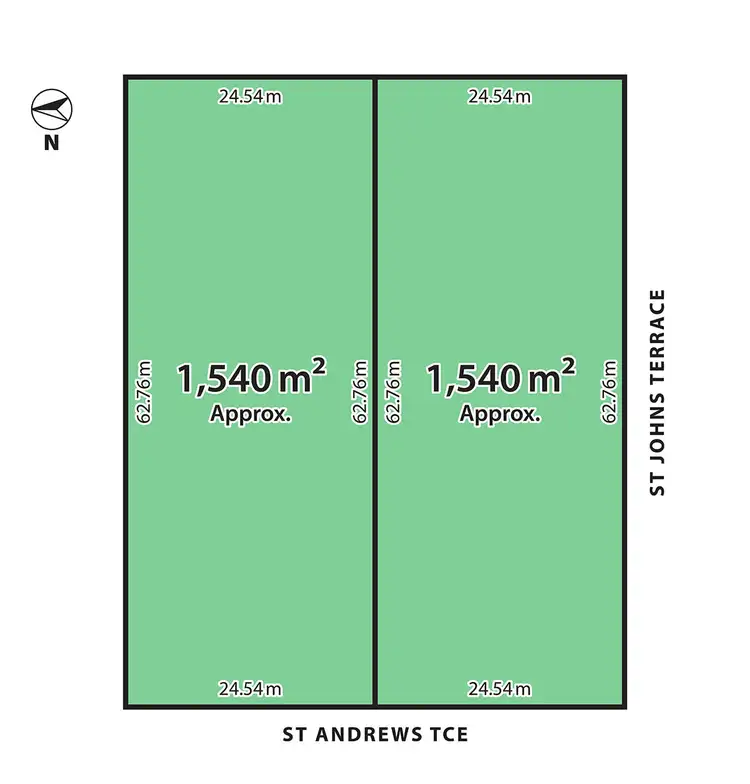 Floorplan of Homely land listing, Lot 349(83-85) St Andrews Terrace, Willunga South SA 5172