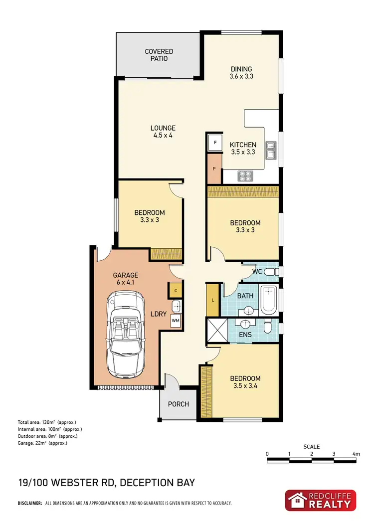 Floorplan of Homely unit listing, 19/100 Webster Road, Deception Bay QLD 4508