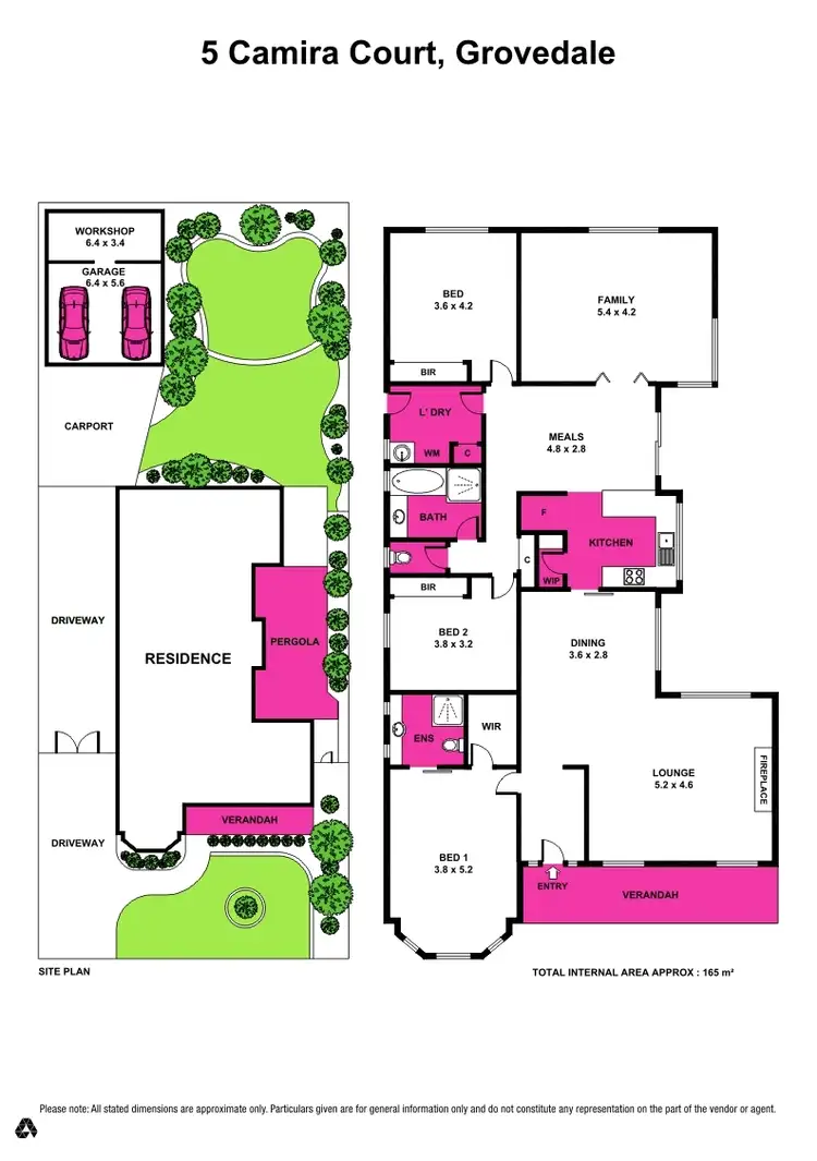 Floorplan of Homely house listing, 5 Camira Court, Grovedale VIC 3216