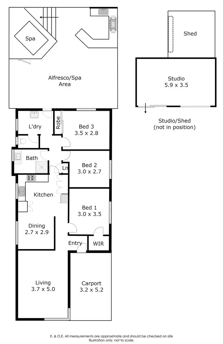 Floorplan of Homely house listing, 59 Armagh Street, Victoria Park WA 6100