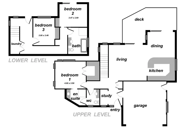 Floorplan of Homely house listing, 1/1 Fox Valley Way, Lennox Head NSW 2478