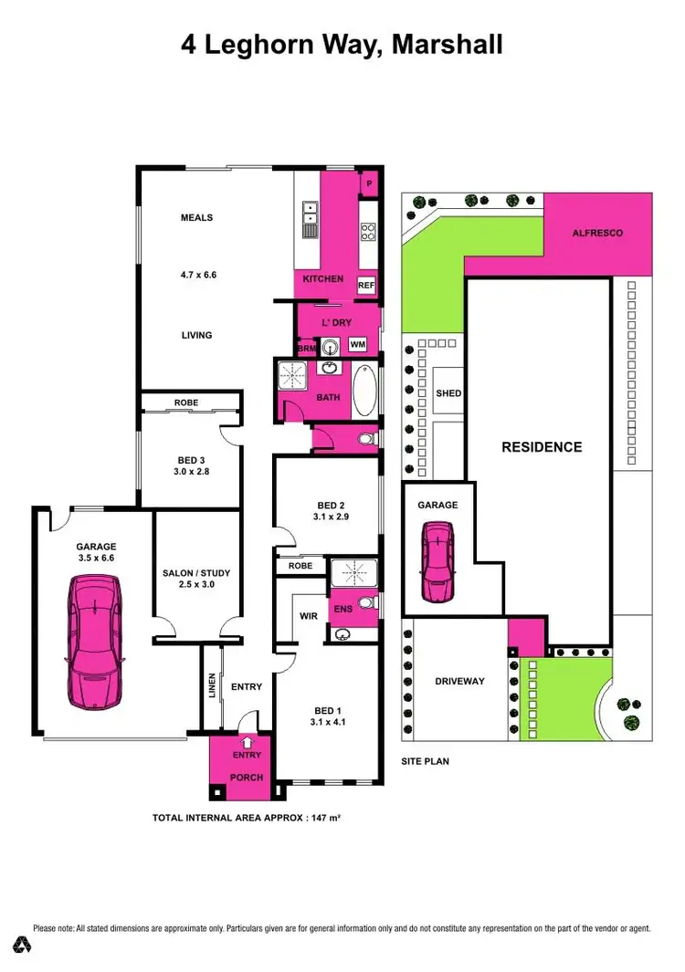Floorplan of Homely house listing, 4 Leghorn Way, Marshall VIC 3216