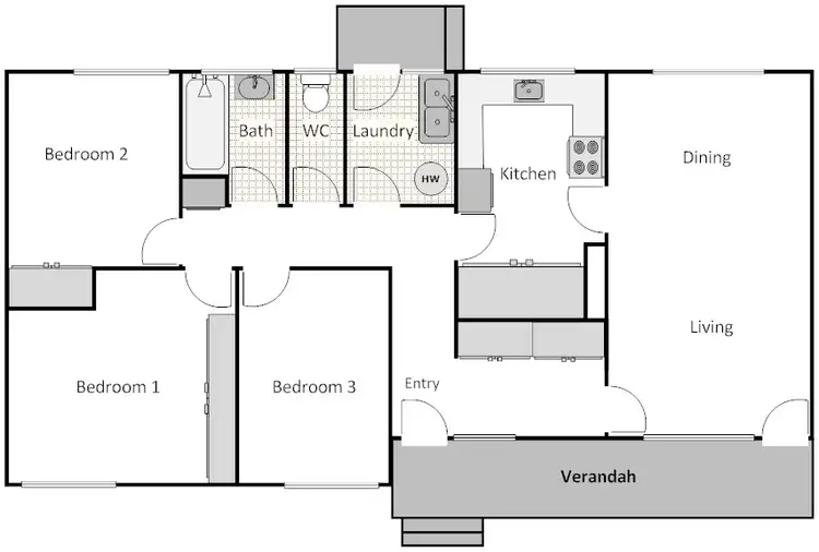 Floorplan of Homely house listing, 2 Blacket Street, Downer ACT 2602