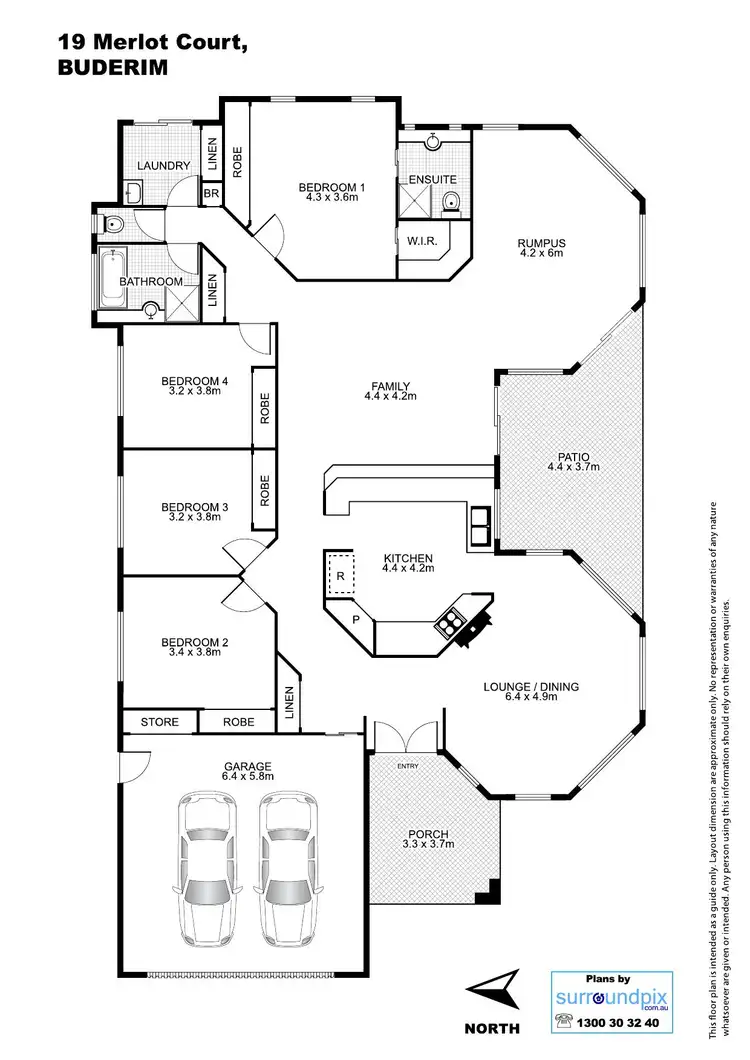 Floorplan of Homely house listing, 19 Merlot Court, Buderim QLD 4556