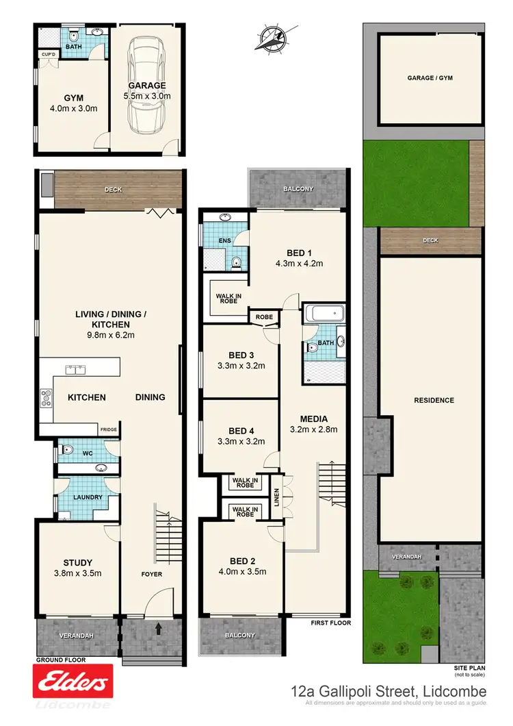Floorplan of Homely house listing, 12A Gallipoli Street, Lidcombe NSW 2141