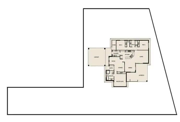 Floorplan of Homely land listing, 14 Kirkham Street, Pinjarra WA 6208
