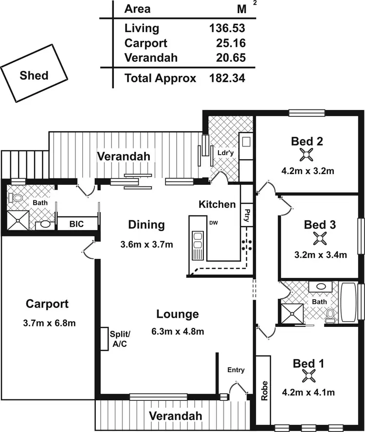 Floorplan of Homely house listing, 17A Holly Street, Christies Beach SA 5165