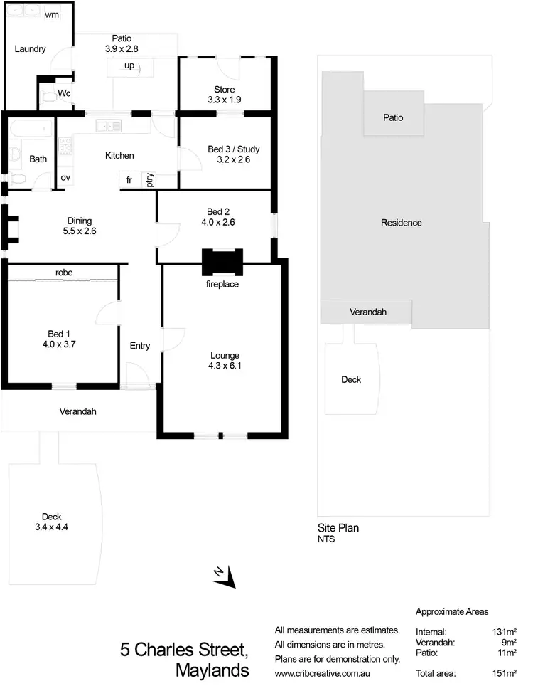 Floorplan of Homely house listing, 5 Charles Street, Maylands WA 6051