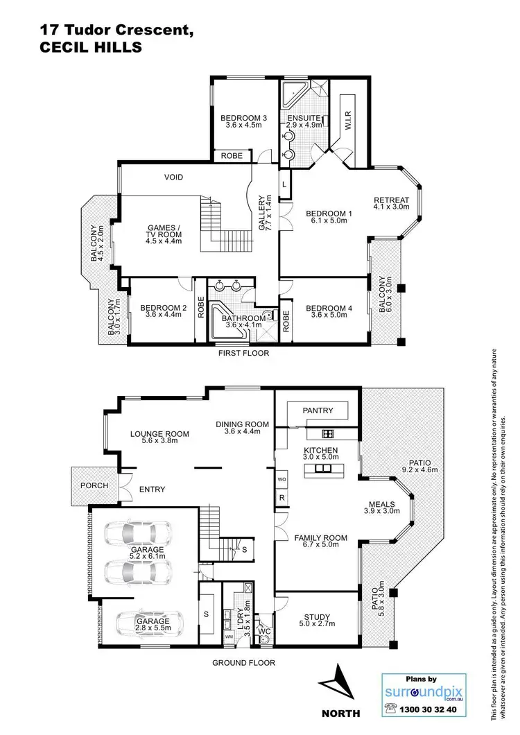 Floorplan of Homely house listing, 17 Tudor Crescent, Cecil Hills NSW 2171