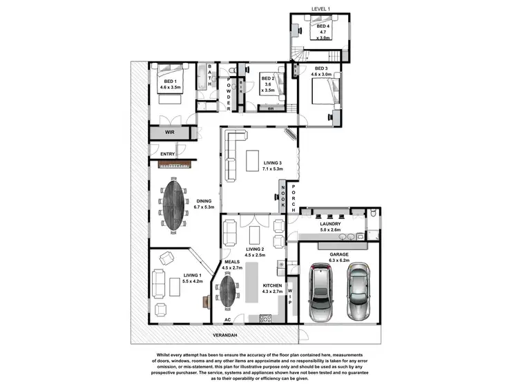 Floorplan of Homely house listing, 33 Skiddaw Crescent, Warrnambool VIC 3280