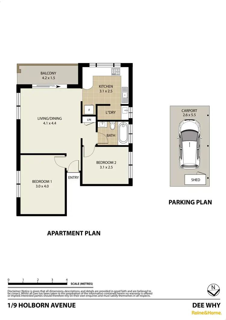 Floorplan of Homely unit listing, 1/9 Holborn Ave, Dee Why NSW 2099