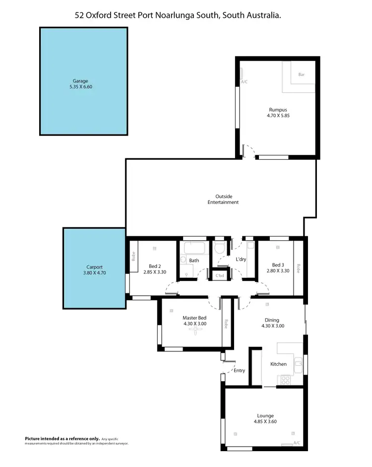 Floorplan of Homely house listing, 52 Oxford Street, Port Noarlunga South SA 5167