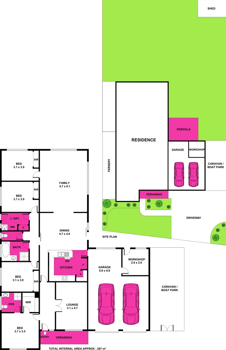 Floorplan of Homely house listing, 32 Langer Drive, St Albans Park VIC 3219