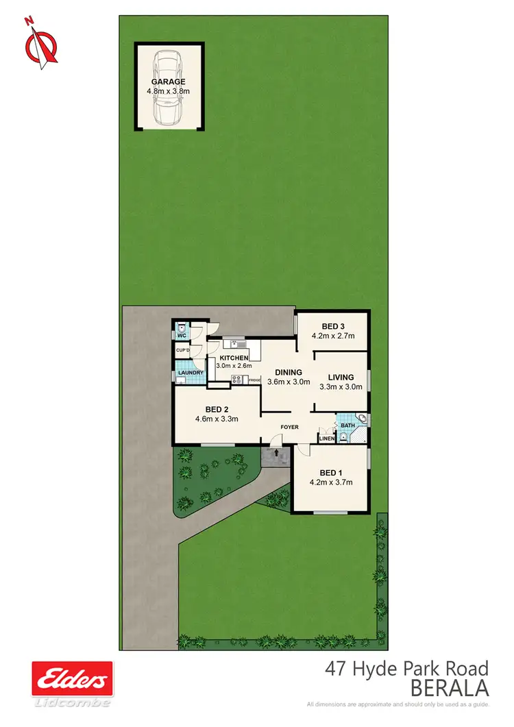 Floorplan of Homely house listing, 47 HYDE PARK ROAD, Berala NSW 2141