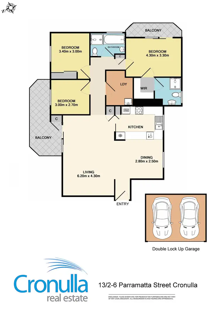 Floorplan of Homely apartment listing, 13/2-6 Parramata St, Cronulla NSW 2230