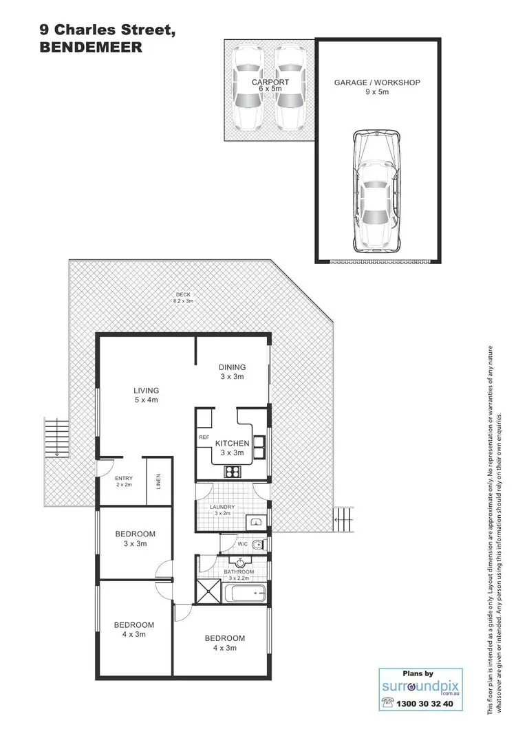Floorplan of Homely house listing, 9 Charles Street, Bendemeer NSW 2355