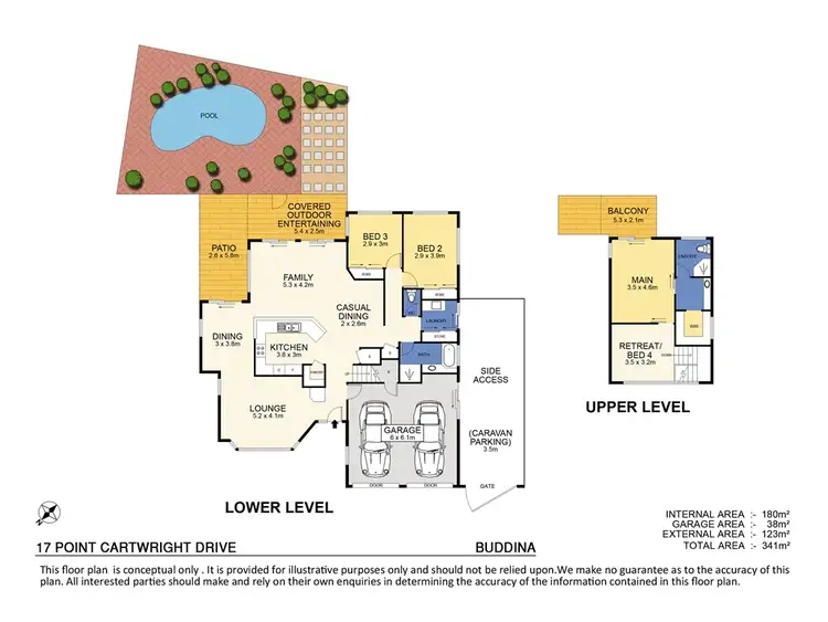 Floorplan of Homely house listing, 17 Point Cartwright Drive, Buddina QLD 4575