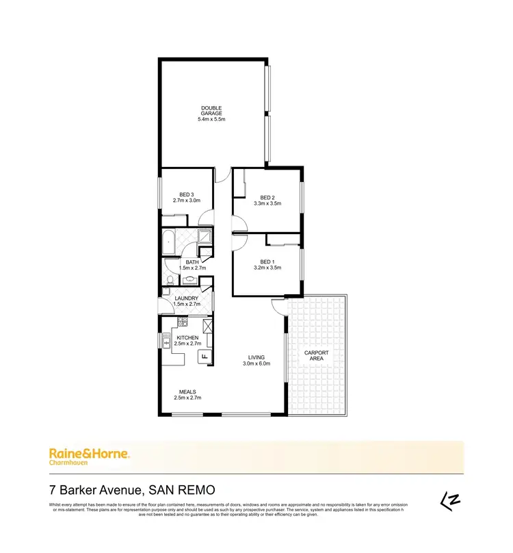 Floorplan of Homely house listing, 7 Barker Avenue, San Remo NSW 2262