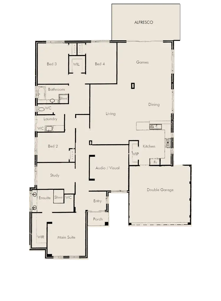 Floorplan of Homely house listing, 15 Purcell Gardens, South Yunderup WA 6208