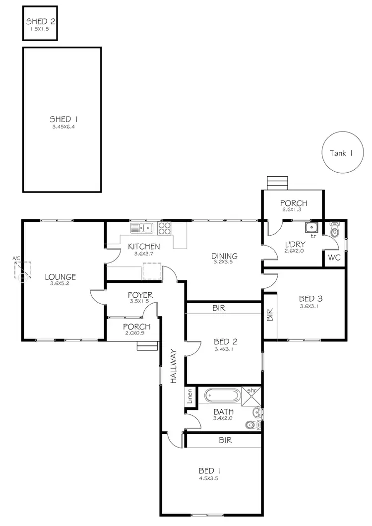 Floorplan of Homely house listing, 62 Ocean Avenue, Port Lincoln SA 5606