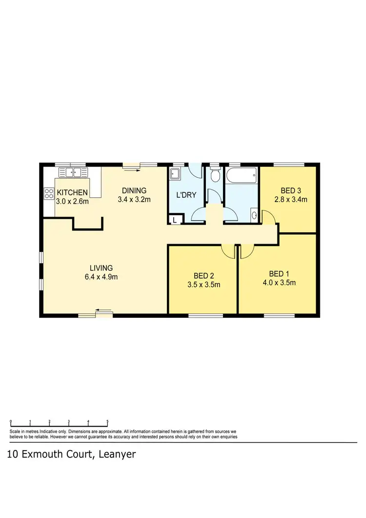 Floorplan of Homely house listing, 10 Exmouth Court, Leanyer NT 812