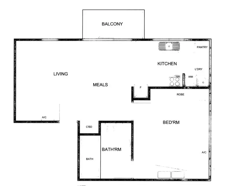 Floorplan of Homely unit listing, Unit 23 Lychee Tree Apartments, 95 Davidson Street, Port Douglas QLD 4877