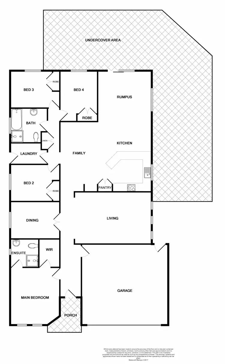 Floorplan of Homely house listing, 8 Rodwell Place, Raworth NSW 2321