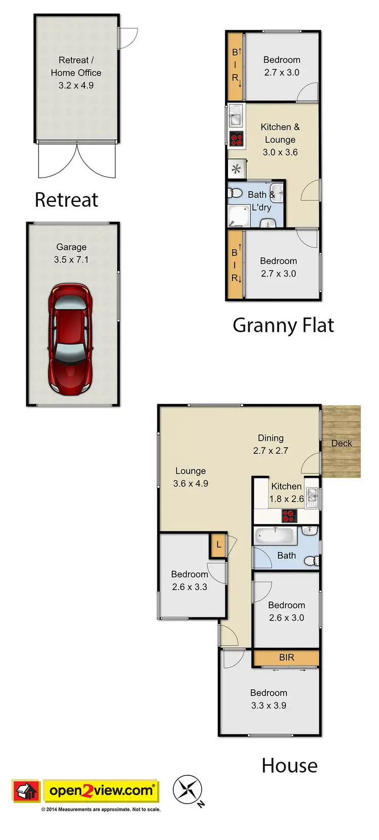 Floorplan of Homely house listing, 16 & 16A Clement Street, Rooty Hill NSW 2766