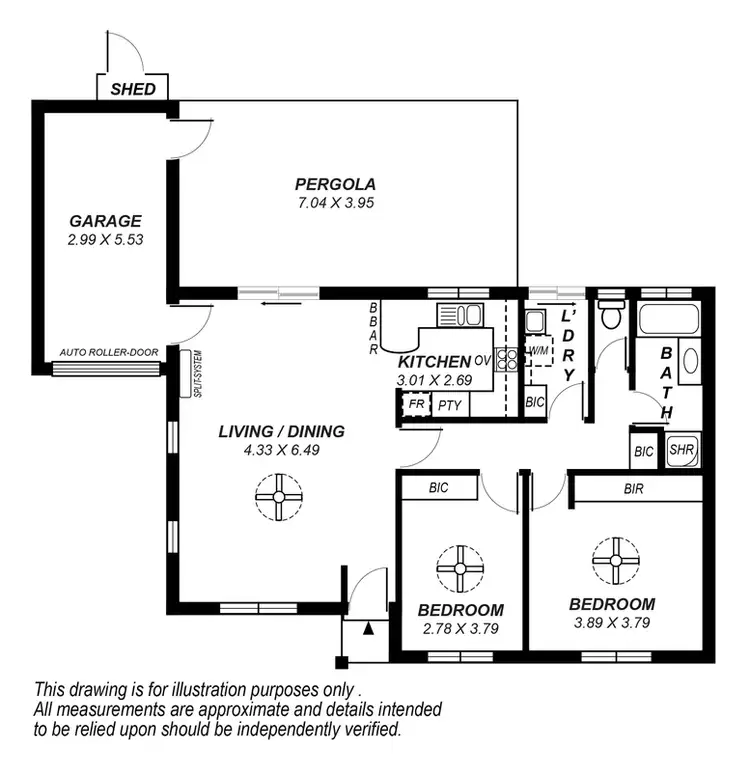 Floorplan of Homely house listing, 2/34 Walkleys Road, Valley View SA 5093