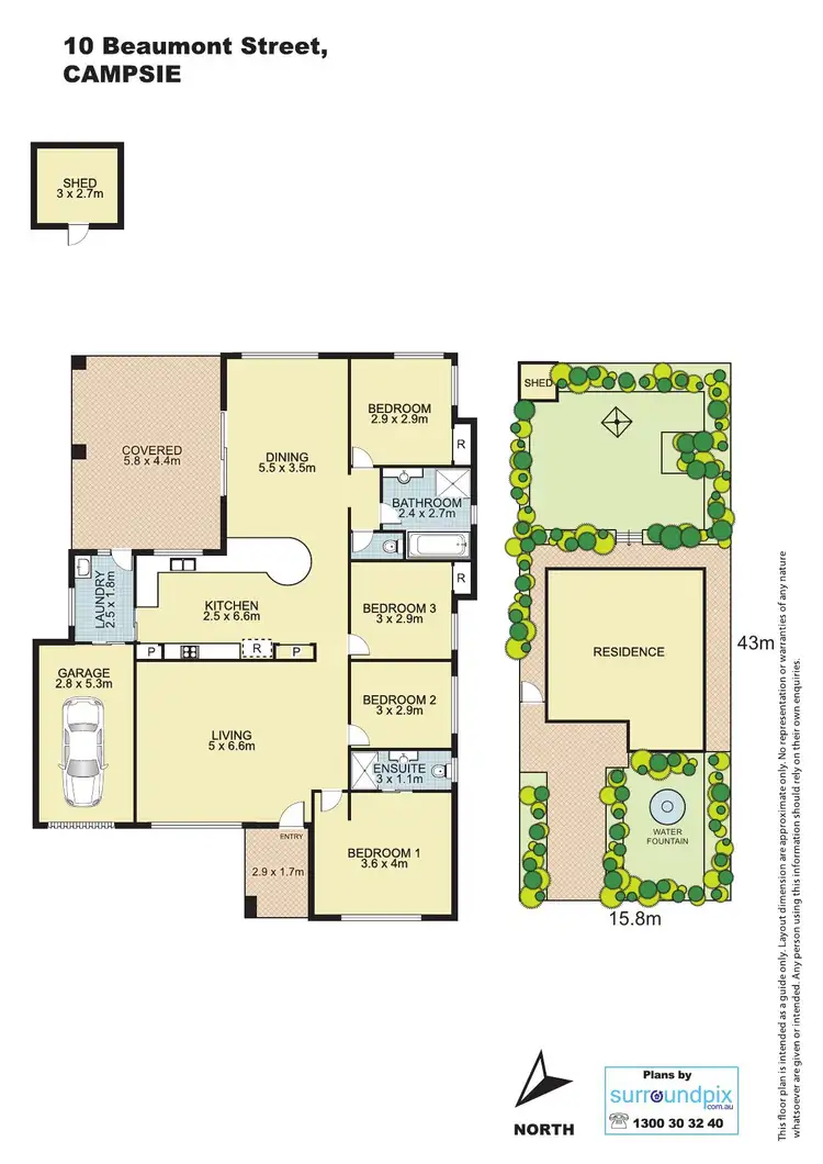 Floorplan of Homely house listing, 10 Beaumont Street, Campsie NSW 2194