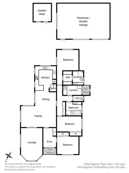 Floorplan of Homely house listing, 7 Queens Parade, Kingston TAS 7050